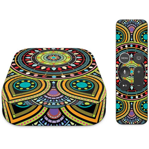 Sacred Wheel Colored Apple TV Skin